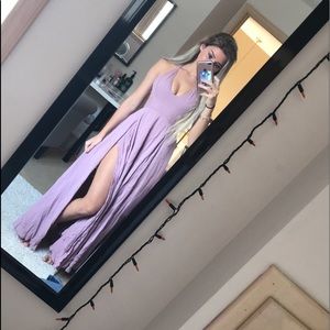 Lille Maxi Dress Free People - Dusty Pink